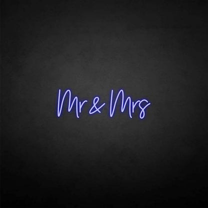 'Mr&Mrs' neon sign - Northernlightstore - neon lights