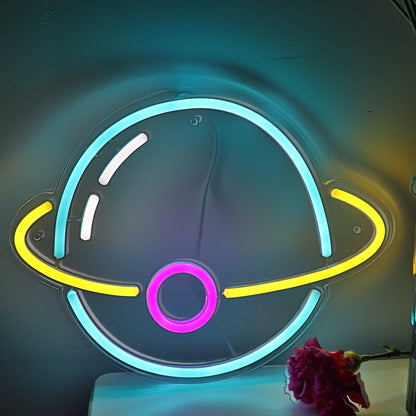Custom Neon Sign for Kids room - Planets - Northernlightstore