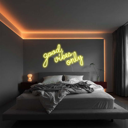 'Good vibes only' neon sign - Northernlightstore - neon lights