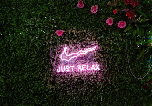 Custom Neon Sign LED Flex - Just Relax - Northernlightstore