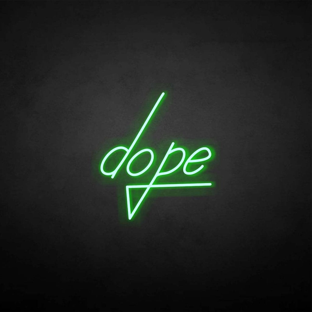 'dope' neon sign - Northernlightstore - neon lights