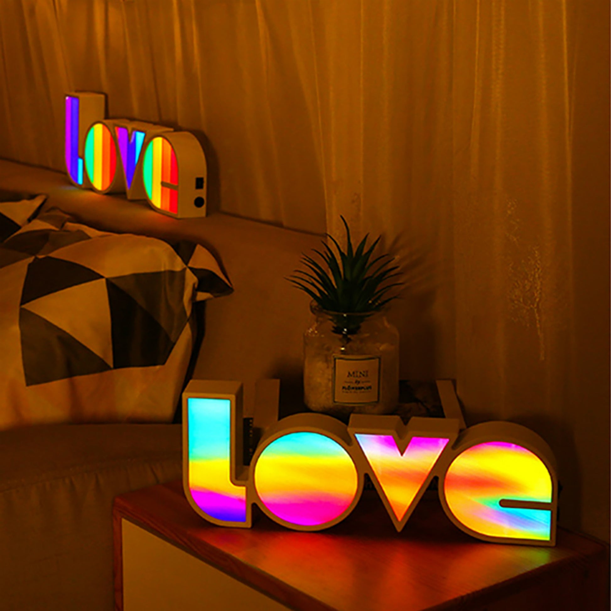 "LOVE" Colorful Night light - Northernlightstore - neon lights