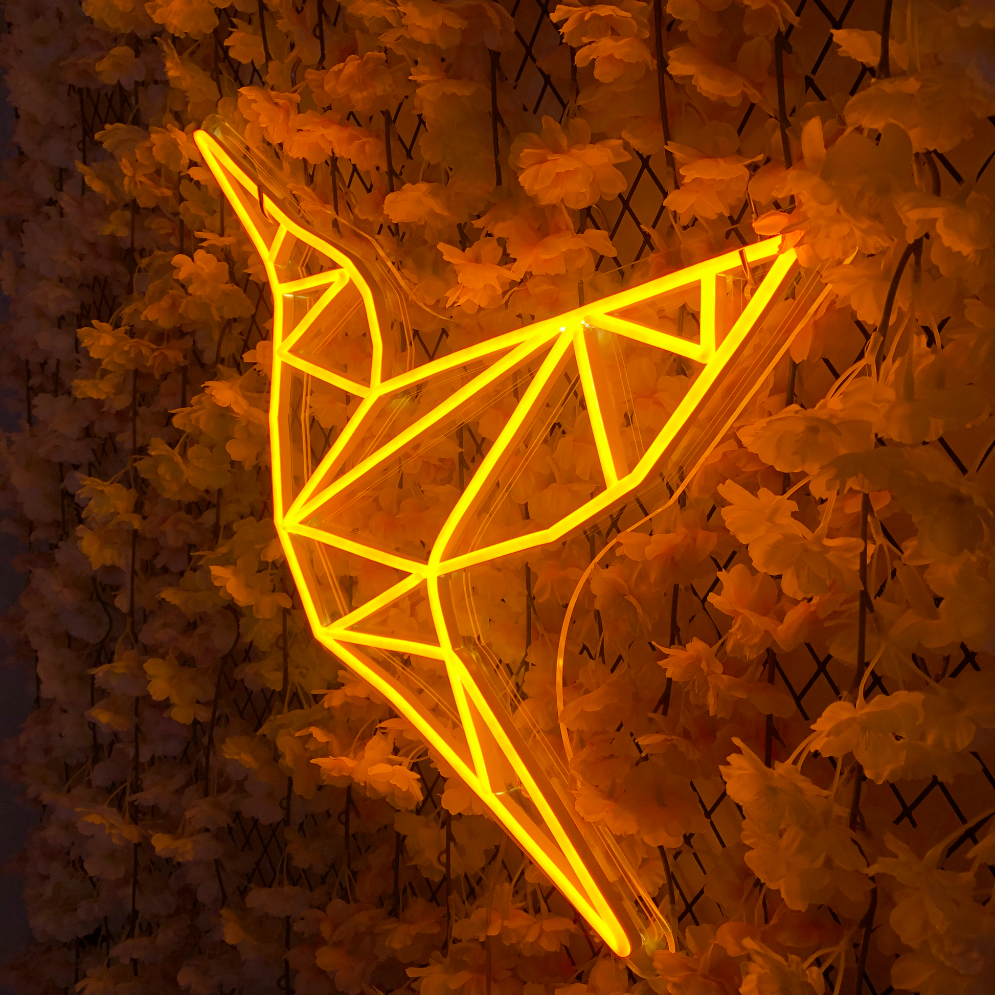 Custom Neon Sign LED Flex – Origami bird - Northernlightstore - neon lights