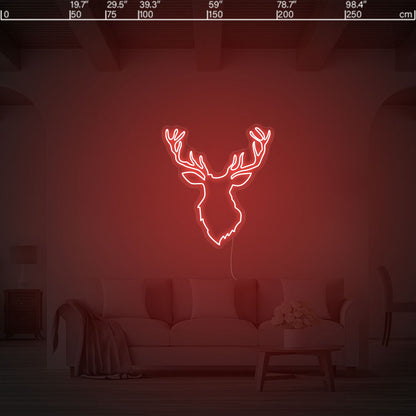 "Christmas Reindeer" Neon Sign - Northernlightstore - neon lights