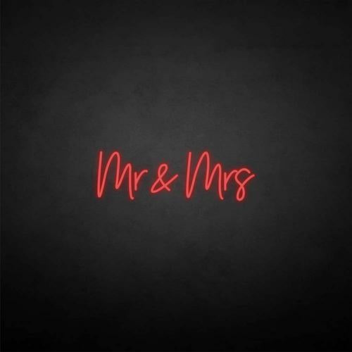 'Mr&Mrs' neon sign - Northernlightstore - neon lights